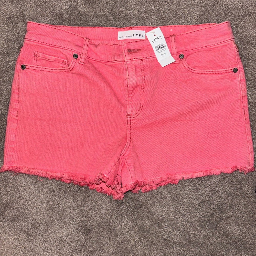 New With Tags Loft Jean Shorts Size 6